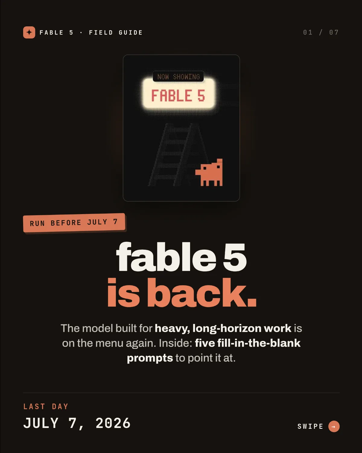 Fable 5 Is Back. Here's What I Shipped With It cover artwork